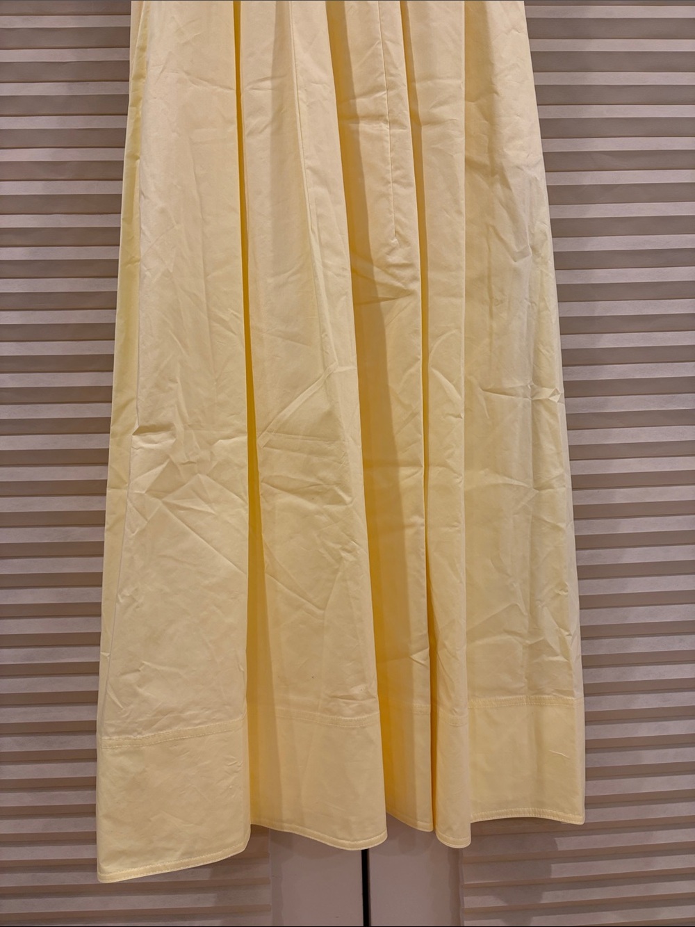 NWOT Simkhai Yellow Sleeveless Cotton Maxi Dress, Size US 6 - Picture 4 of 9